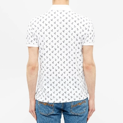 Shop Polo Ralph Lauren Anchor Print Polo In White