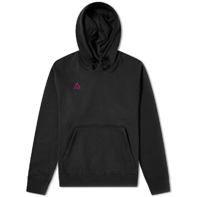 Shop Nike Acg Pullover Hoody In Black