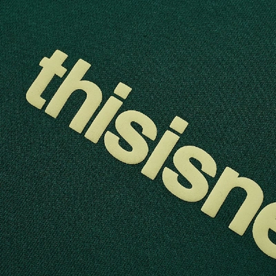 Shop Thisisneverthat T-logo Crew In Green