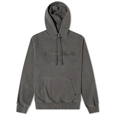 Shop Thisisneverthat Isw Popover Hoody In Grey