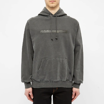 Shop Thisisneverthat Isw Popover Hoody In Grey