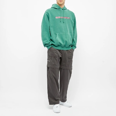 Shop Thisisneverthat Isw Popover Hoody In Green