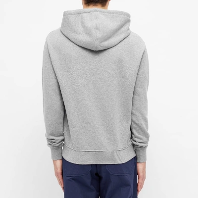 Shop Ami Alexandre Mattiussi Ami Small A Heart Popover Hoody In Grey