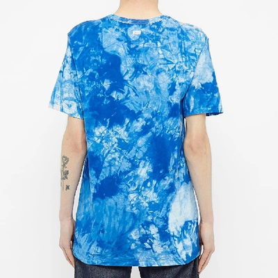 Shop Schiesser Tie Dye Georg Tee In Blue