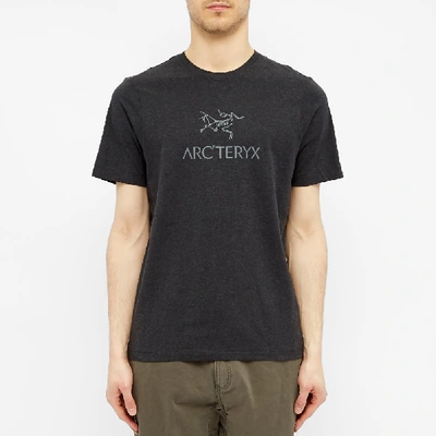 Shop Arc'teryx Arc'word Tee In Black