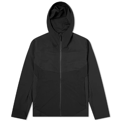 Shop Arc'teryx Veilance Dyadic Comp Hooded Jacket In Black