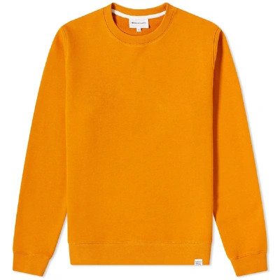 Shop Norse Projects Vagn Classic Crew In Orange