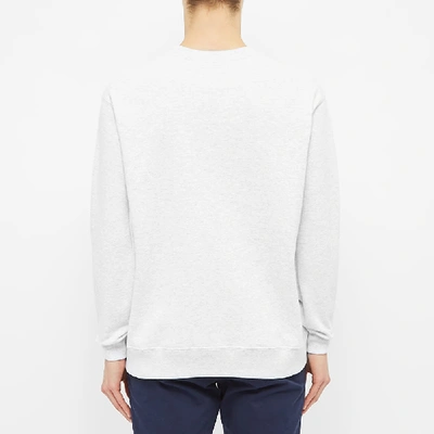 Shop Adsum Baskerville Embroidered Crew Sweat In Grey