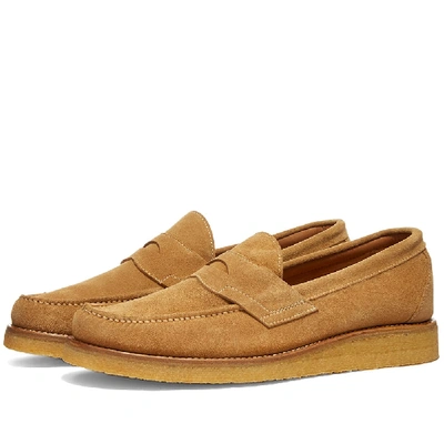 Shop A Kind Of Guise Crepe Loafer In Brown