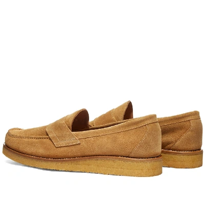 Shop A Kind Of Guise Crepe Loafer In Brown