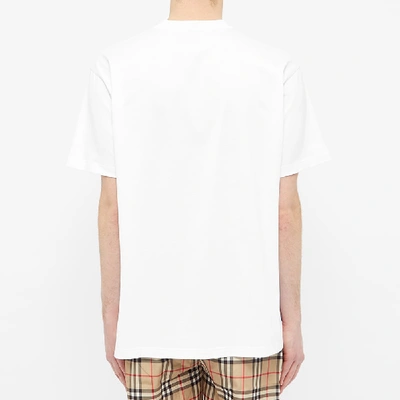 Shop Burberry Swan Logo Tee In White