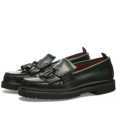 Shop Fred Perry X G.h Bass Tassel Loafer In Green