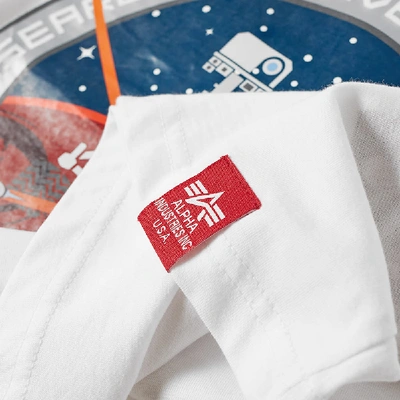 Shop Alpha Industries Mission To Mars Tee In White