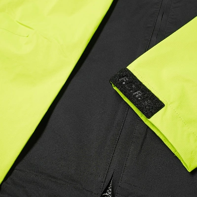 Shop F.c. Real Bristol Rain Jacket In Yellow