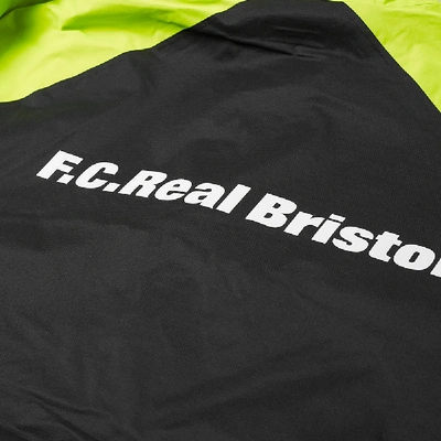 Shop F.c. Real Bristol Rain Jacket In Yellow