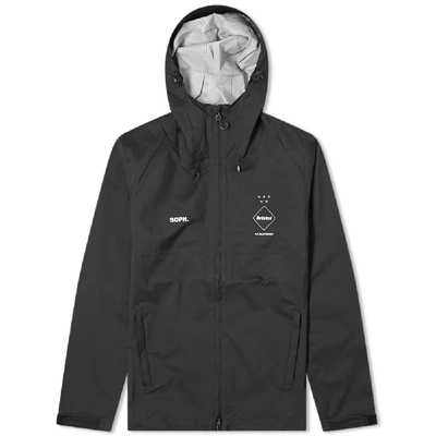 Shop F.c. Real Bristol Rain Jacket In Black