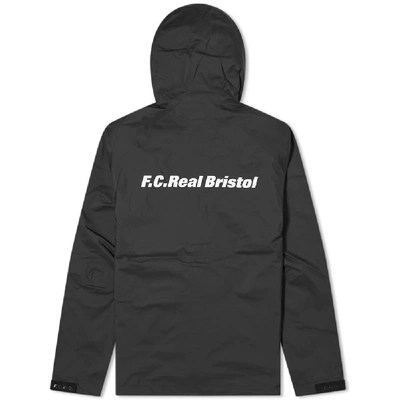 Shop F.c. Real Bristol Rain Jacket In Black