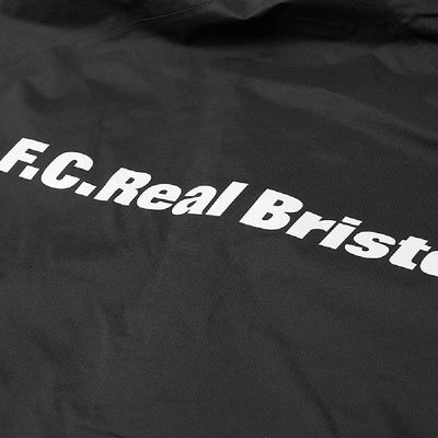 Shop F.c. Real Bristol Rain Jacket In Black