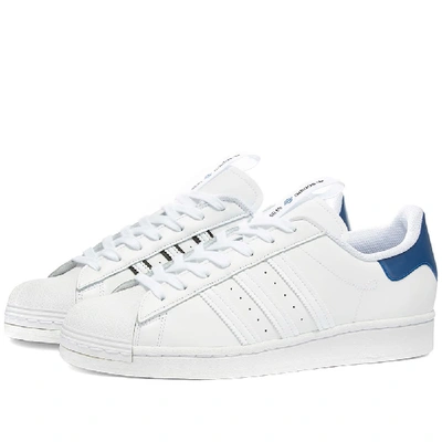 Shop Adidas Originals Adidas Superstar 'nyc' In White