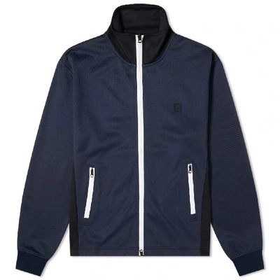 Shop Acne Studios Jayton Face Track Jacket In Blue