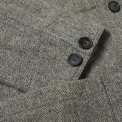 Shop Officine Generale Wool Chore Jacket In Grey