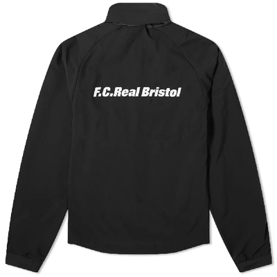 Shop F.c. Real Bristol Stretch Light Weight Hooded Blouson In Black