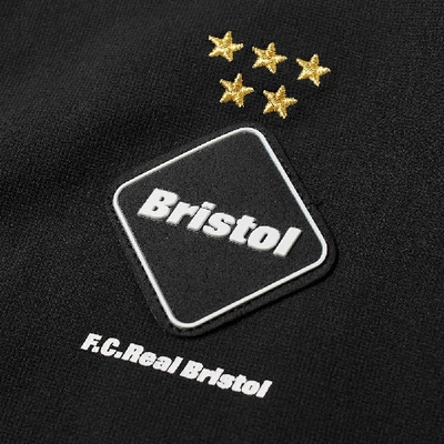 Shop F.c. Real Bristol Stretch Light Weight Hooded Blouson In Black