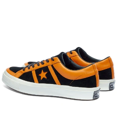 Converse Ivy League One Star Academy Sneakers In Black,orange | ModeSens