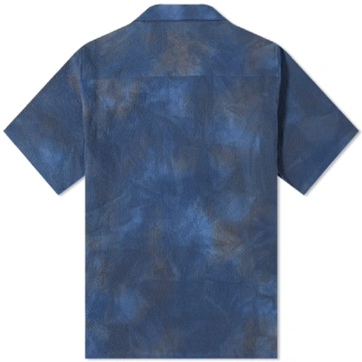 Shop Aimé Leon Dore Spray Dye Leisure Shirt In Blue