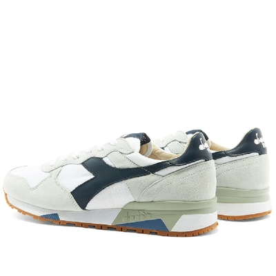 Diadora Trident 90 C Sw Sneakers In White And Blue | ModeSens