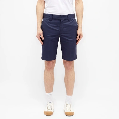 Shop Dickies Slim Straight Work Short In Blue