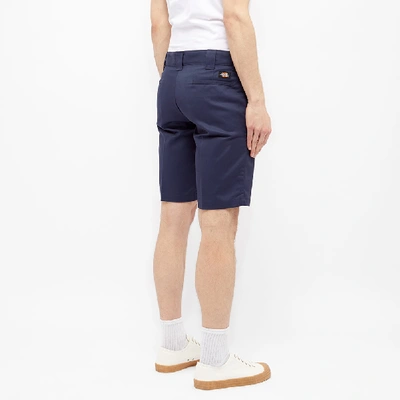 Shop Dickies Slim Straight Work Short In Blue