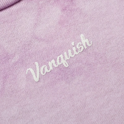 Shop Vanquish Small Logo Tie-dye Tee In Purple