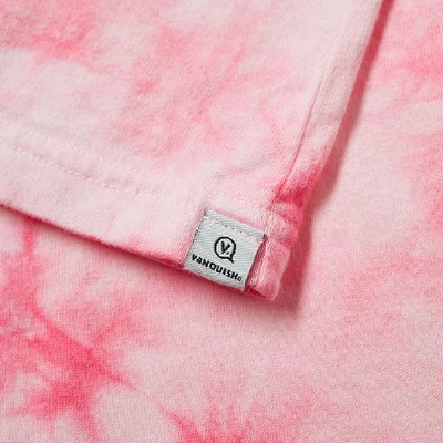Shop Vanquish Small Logo Tie-dye Tee In Pink