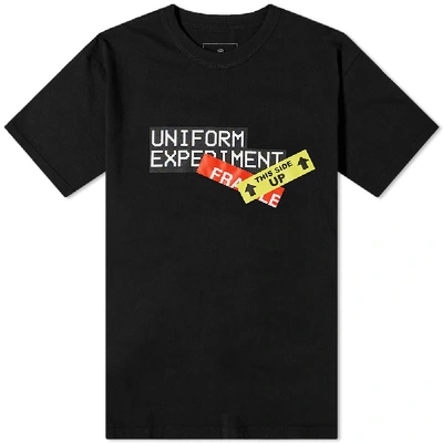 Uniform Experiment Ue Attention Tags Tee In Black | ModeSens