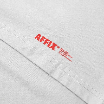 Shop Affix Affxwrks Basic Tee In Grey