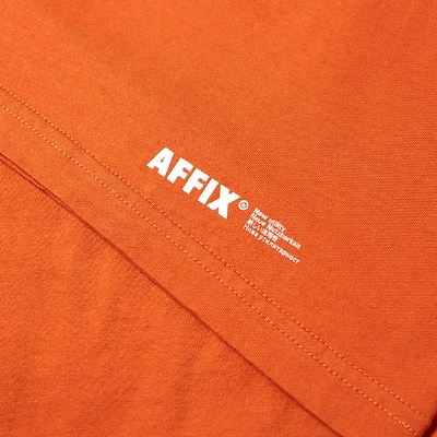Shop Affix Affxwrks Basic Tee In Orange