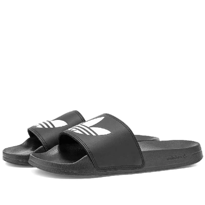 Shop Adidas Originals Adidas Adilette Lite In Black