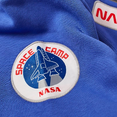 Shop Alpha Industries Space Camp Crew Sweat In Blue
