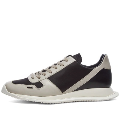 Shop Rick Owens Lace Up Runner In Black