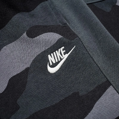 Shop Nike Club Camo Jogger In Grey
