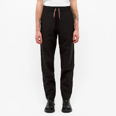 Shop Burberry Stripe Track Pants In Black