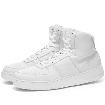 Shop 424 Distressed High Top Sneaker In White