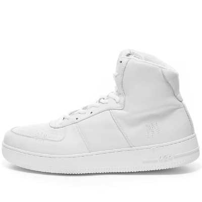 Shop 424 Distressed High Top Sneaker In White