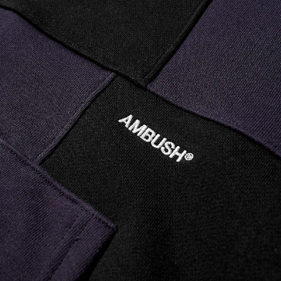 Shop Ambush Panel Logo Hoody In Black
