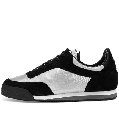 Shop Comme Des Garçons Shirt Comme Des Garcons Shirt X Spalwart Silver Pitch Sneaker In Black