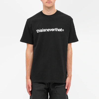Shop Thisisneverthat T-logo Tee In Black