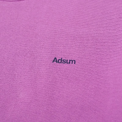 Shop Adsum Core Logo Tee In Purple