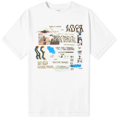 Shop Ader Error Distorted Print Tee In White