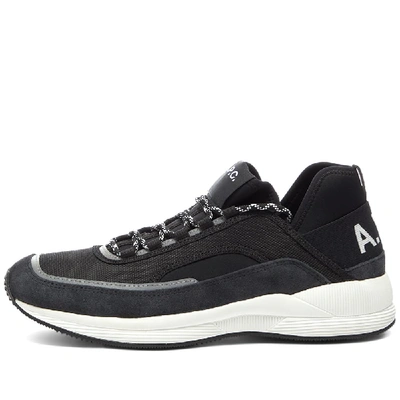 Shop Apc A.p.c. Run Around Sneaker In Black